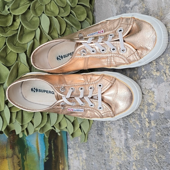 Superga 2750 Lamew Rose Gold Sneakers - Picture 3 of 14